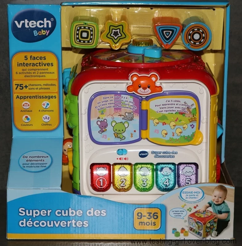 Super Cube Vtech Des 9 Mois Les Avis De Testing Girl