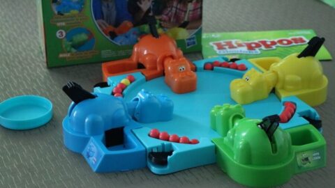 JEU DE SOCIETE HIPPOS GLOUTONS PASTEQUES