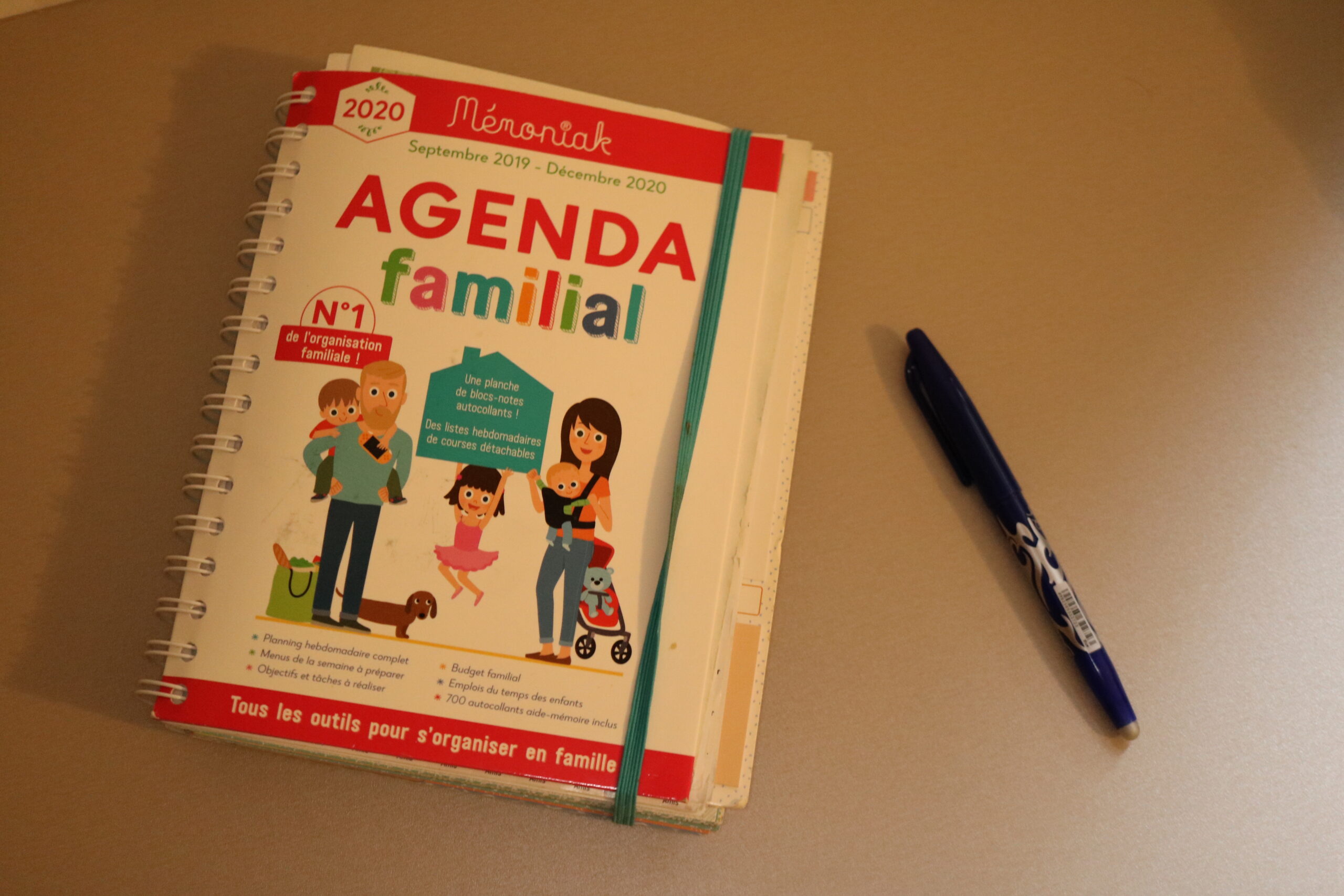 Agenda familial Mémoniak de Editions 365 - Grand Format - Livre