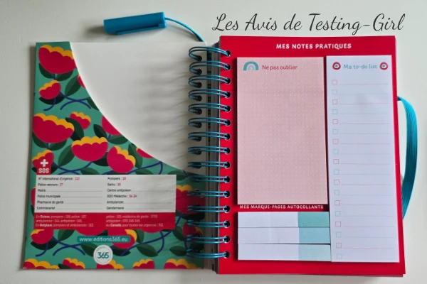 Notes pratiques et to-do list intégrées dans l’agenda familial Mémoniak 2026-2027